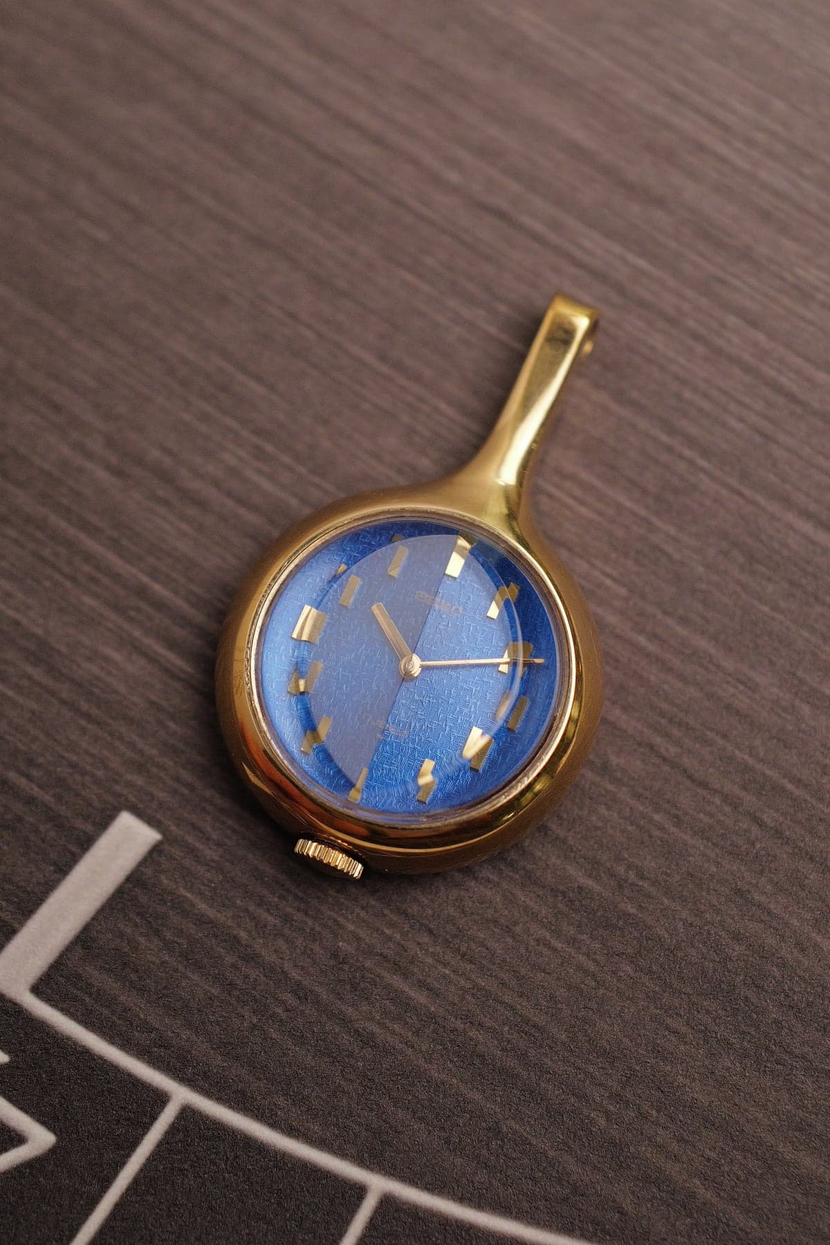 Seiko Pendent "Hip Flask" Circa. 1980s